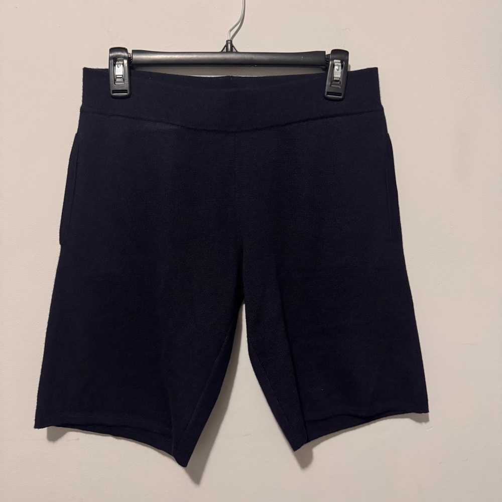 DEMYLEE Knit Shorts Navy Size M NWT